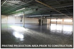 Pristine Production Area Pre-construction