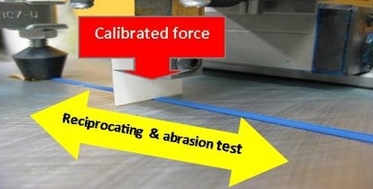 Illustration of PTFE Coating Abrasion Test of Coated Wires